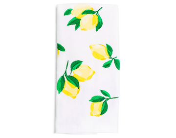 kate spade lemonade kitchen towel